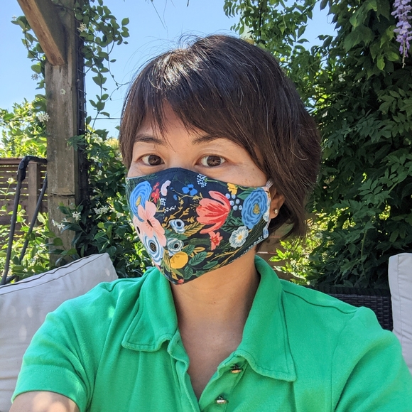 🆕 Rifle Paper Co Garden Vines face mask - Picture 6 of 8